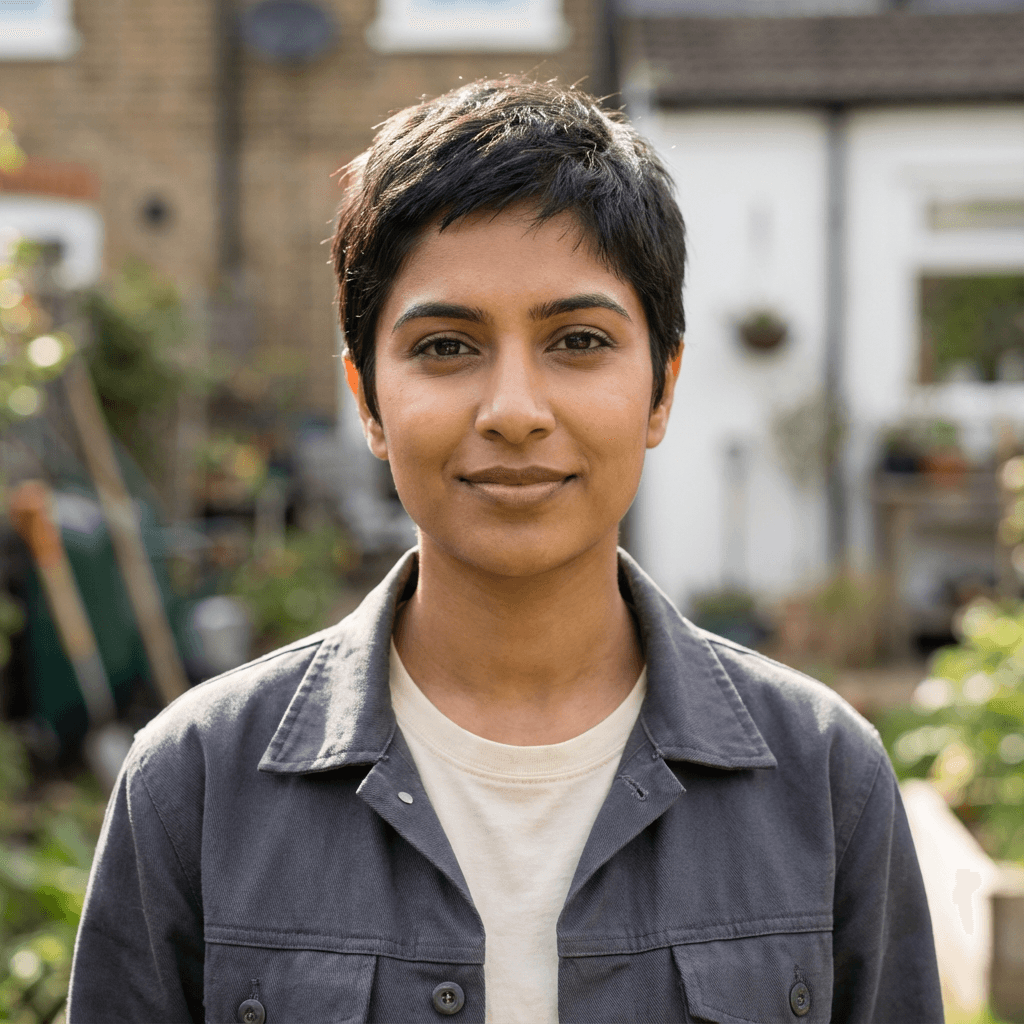 female Toronto customer south asian in her 30s at home